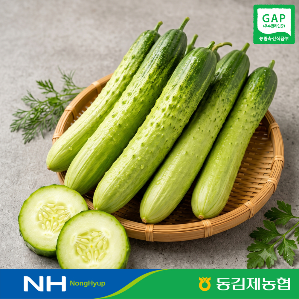 [김제시_동김제농협] 백다다기오이 2kg(10개내외)